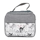 (ニニータ)ninita おむつポーチ (猫とミルク瓶柄)