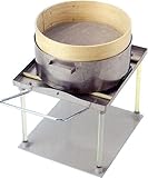 国光社 手動ふるい機（8kg・1段式）TF301[ふるい網:20メッシュ]