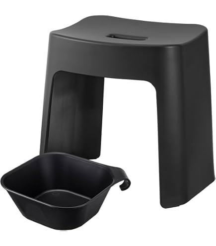 Amazon｜山崎実業 タワーシリーズ tower 引っ掛け風呂イス 25cm +