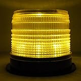 ソーラー警告灯・黄点滅・φ180（底部強力マグネット付）