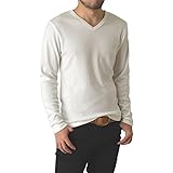 [LIMITED SELECT] (リミテッドセレクト) 無地フライスVネック長袖Tシャツ カットソー メンズ