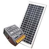 Dream Link(ドリームリンク) 単結晶太陽光ソーラーパネル20w(12V) チャージコントローラー12Aセット