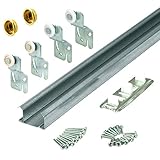 Slide-Co 161791 Bi-Pass Closet Track Kit (2 Door Hardware Pack), 48" [並行輸入品]