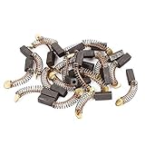 電動ハンマードリルモータ用DealMux 10ペア9x4x4mmカーボンブラシパワーツール
