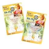 Baby Buddy Bib Clip 2ct for 0-36 months (Blue /White ) by Baby Buddy