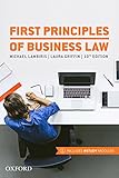 Cover of First Principles of Business Law 2017 ebook