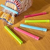 Generic NEW 6 Pcs/Lot Stable Food Snack Bag Clip Fresh Keeping Sealing Clips Seal Clamp Sealer Stron