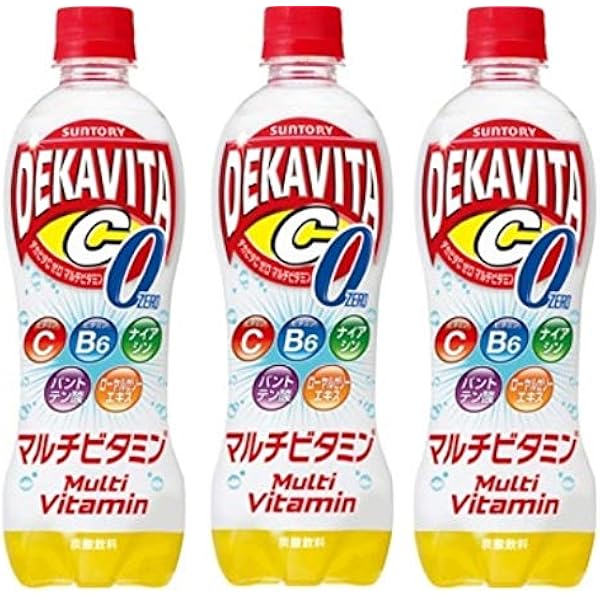 サントリー デカビタc ゼロ マルチビタミン500ml 3本 デカビタc 炭酸飲料 通販 Amazon