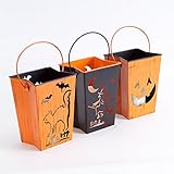 Home Impressions(家印象)LEDキャンドル 4/8時間タイマー機能付き ハロウィン(魔女、猫、カボチャ)の3本セット