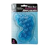 JTベッド& Bathブルーノンスリップfoot-shaped Bathtubアップリケ( 12パック)