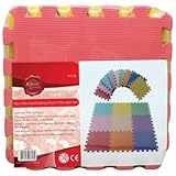 18 Piece Childrens Floor EVA Foam Tiles Play Mat Set by Play Mat Set [並行輸入品]