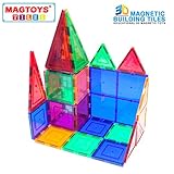 MAGTOYS マグトイズ 48ピース TILESシリーズ 作り方ガイドブック付き 立体パズル 磁石ブロック マグネットパズル 積み木 プレゼント 子ども 【48ピース】