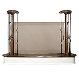The Stair Barrier - Bannister-to-Bannister Basic Baby/Pet Gate - Khaki by The Stair Barrier