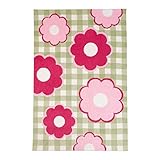 KidKraft Kids Yarn Dyed Cottage Flowers Rug Pink 3 x 5 [並行輸入品]