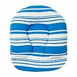 エアバギー Air Buggy ランダムボーダー柄ヘッドサポート ブルー