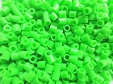 2000個 アクリル ヒューズビーズ 円筒形 ライトグリーン アイロンビーズ 5mm 穴:2.9mm クラフト 手芸用品 Huey 手芸材料のヒューイ h1903s84