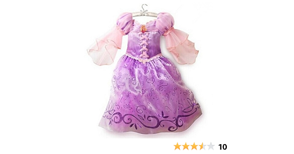 Amazon ラプンツェル ワンピース 1 Cm キッズコスチューム おもちゃ
