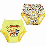 (バンダイ)BANDAI トレーニングパンツ 2枚組 アンパンマン 3層構造 ベビー パンツ イエロー 100