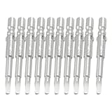 DealMux 10PCSのグレーメタル40ミリメートルの長さ1.8mmトライアングルヘッド磁気ドライバービット