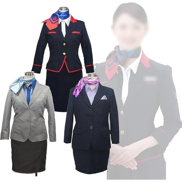 Amazon.co.jp: [PWPCOS] 日本航空 JAL CA制服 大韓航空 ANA 羽田空港10