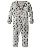 [ピージェイ サルベージ] P.J. Salvage Kids ガールズ Skulls Romper (Infant) ワンピース Heather Grey 3-6 Months [並行輸入品]