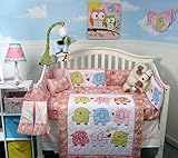 SOHO Elephant Flutter Crib Nursery Bedding Set 14 pcs by SoHo Designs