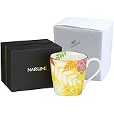 NARUMI(ナルミ) マグカップ フローラルパラダイス 290cc イエロー 花柄 華やか かわいい おしゃれ カラフルなデザイン 結婚祝い プレゼント ギフトボックス付き ラッピング済 51183-2773PAZ