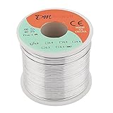 uxcell ハンダ リール 60/400.8mmロジンコアはんだワイヤー Flux1.8% ロジンロール