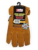 Kinco Gloves Lined Split Cowhide Leather Driver 50RL_L