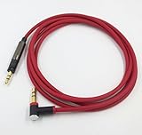 Sennheiser HD518 HD558 HD598 HD595イヤホン 交換用 ヘッドフォンケーブルヘッドフォンケーブル延長コードライン (red)