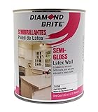 Diamond Brite Paint 21050 1 Quart Semi Gloss Latex Paint High Hiding White [並行輸入品]
