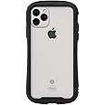 iFace Reflection iPhone 11 Pro Max ケース クリア 強化ガラス (ブラック)
