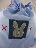 Lollipop Lane Really useful bag Blue Hearts and Kisses by Lollipop Lane