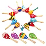 Domybest ガラガラ 木製おもちゃ ぬいぐるみ おもちゃ 子供おもちゃ 知育玩具 新生児 赤ちゃん カラフル 聴覚 視覚刺激 お祝い ギフト