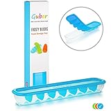 ピーター・グーバーベビーフードストレージコンテナコンパクト多目的冷凍庫トレイ'フロスティブロック' – 8 x 1ozブロック – BPAフリー＆FDA承認 – Freeze baby food、Sa