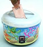 Toys 。貯金箱、デザイン「炊飯器」( 5インチ) white-blue