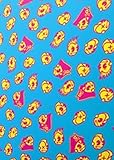 BLIK 貼ってはがせるパターン柄壁紙 プロ仕様 キッドロボット Kidrobot Pattern Wall Tiles yellow/blue/magentaアメリカ発 きれいに剥がせて壁を傷めない
