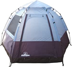 Montagna ワンタッチテント 4人用 5人用 ヘキサゴンドームテント