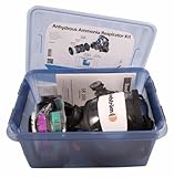Sundstrom H05-8621 Anhydrous Ammonia Respirator Kit with SR 100 M/L Silicone Full Face Mask, P100/HE