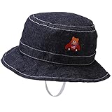 ミキハウス ホットビスケッツ(MIKIHOUSE HOT BISCUITS) デニム・クロッシェ (帽子) (46cm-54cm) 52cm ブルー