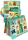 teytoy赤ちゃんの非毒性教育柔らかい布帳インテリジェンス開発布帳Infant Learning Toys My First Word Book