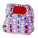 Tots Bots 8-35 lb Easy Fit Hook and Loop Nappy Hickory Print