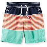 カーターズ（Carter's)2015年 男の子用ミントトリカラーボーダー海水パンツ (12months(72-78cm)) [並行輸入品]