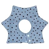 Zafina ベビー ビブ　よだれかけ　 柔らかい　 防水　 肌に優しい　便利360°回転可能　星形　３枚セット (３枚セット)