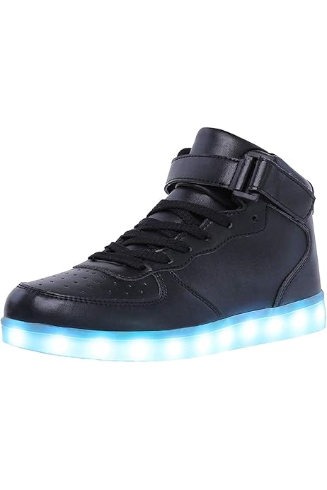 blue led shoes