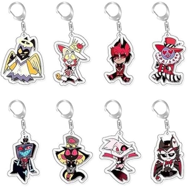 Amazon.co.jp: ハズビンホテルへようこそ！ アクリル キーホルダー 5種