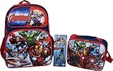 Marvel Avengers Set 16" School Backpack & Lunch Box W/ Bonus 6Pk Pencils [並行輸入品]