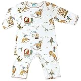 Albetta（アルベッタ） 長袖カバーオール Cowboy プリント【CBG65015】 (70-80cm(3-6ヶ月))