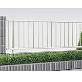 サビに強い　YKK ap　シンプレオフェンスT2型　本体　T80　【高さ80ｃｍ用　たて格子（16本）タイプ　アルミフェンス　柵】 　プラチナステン