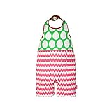 (ビブパ) BIBPA ベビー服 ロンパース グラフィックライン 70-90 [グリーン×ピンク] [B-008-GRPK]